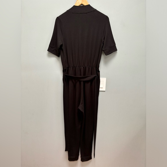 Hatch Collection The Nurse-To-Errands Jumpsuit in Black Jersey 0 - Picture 8 of 12